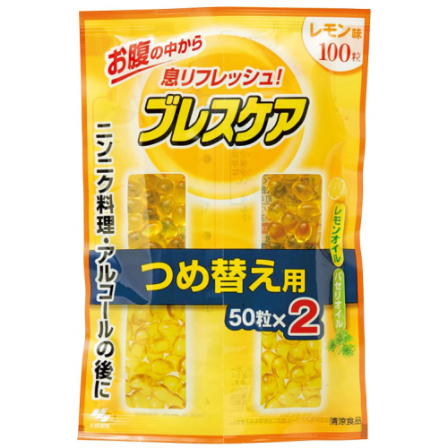 고바야시제약 브레스케어 레몬 리필용 100정 (50정×2봉지)