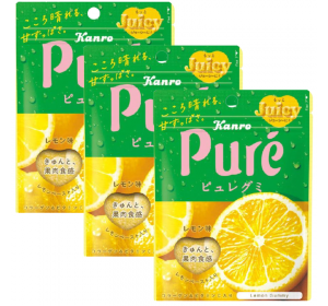 Kanro Pure 구미 레몬맛 (3개 세트)