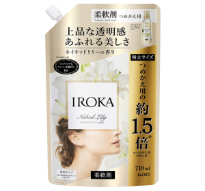 IROKA 섬유유연제 네이키드 릴리의 향기 리필용 710ml