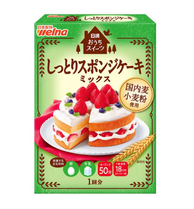 닛신 밀가루 웰나 촉촉한 스폰지 케이크 믹스 (200g)