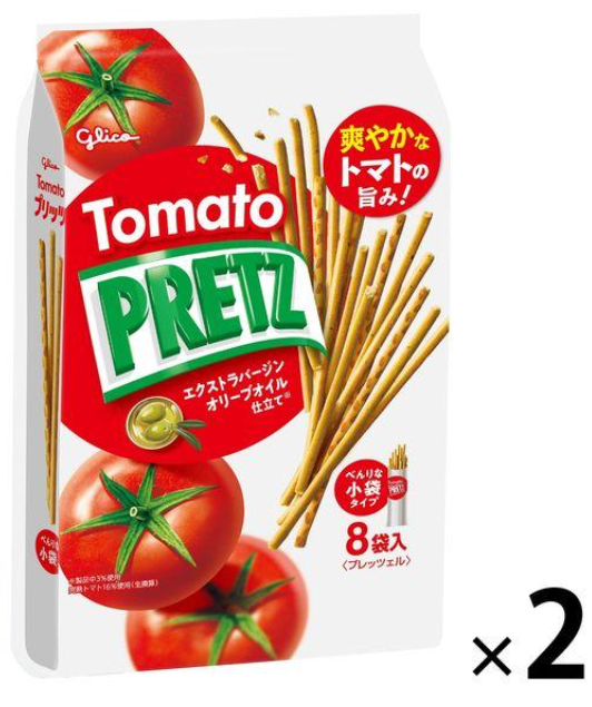 에자키글리코 프리츠 토마토맛 2개 세트