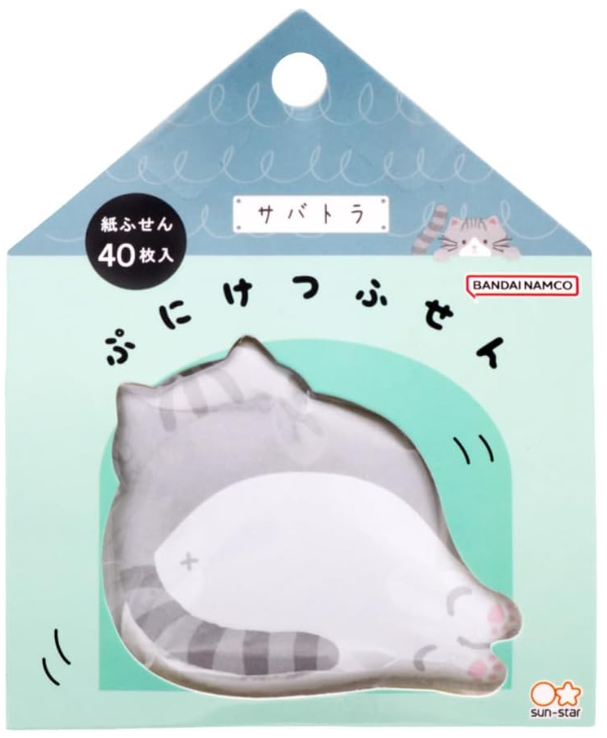 선스타 문구 귀여운 고양이 엉덩이 메모지 40매입