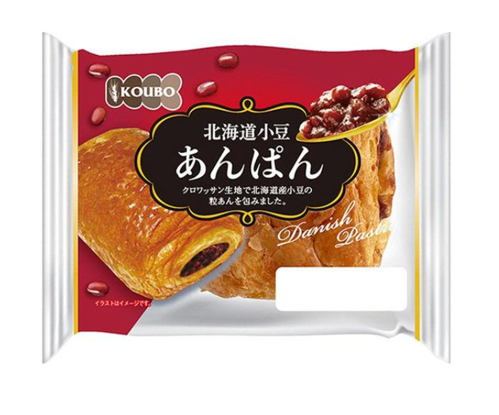 KOUBO 홋카이도 팥 앙팡 롱 라이프 빵 1개